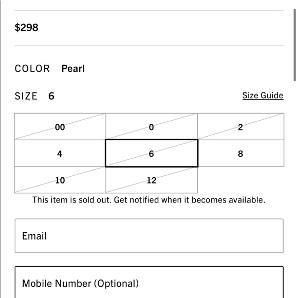 Pearl/Blush Faviana Gown from Saks - Picture 9 of 10